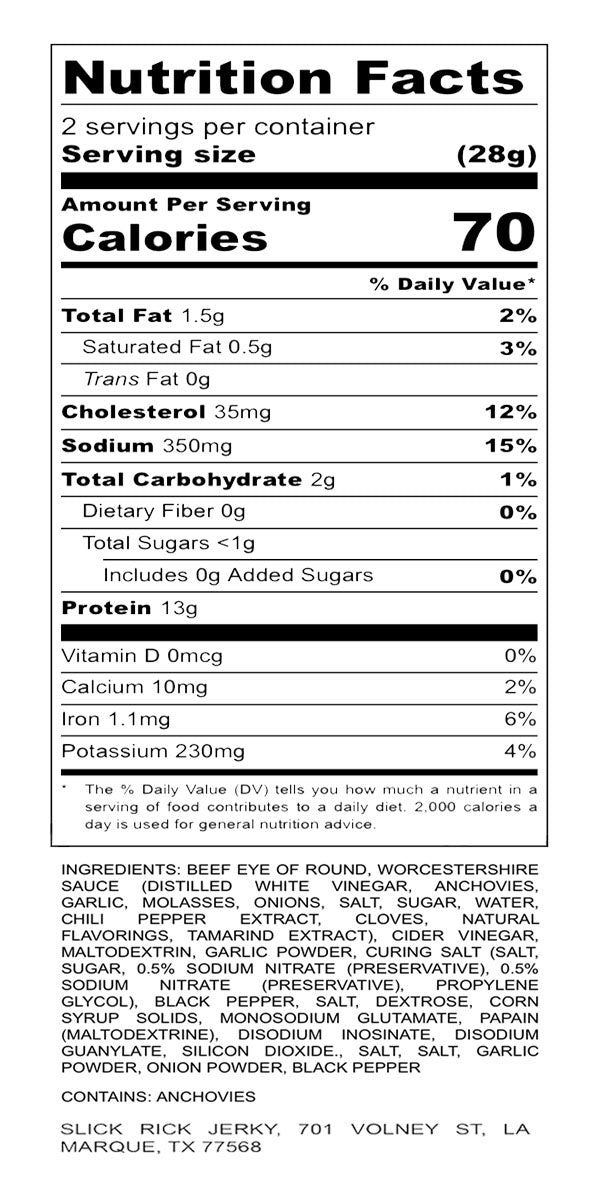 GunPowder Beef Jerky