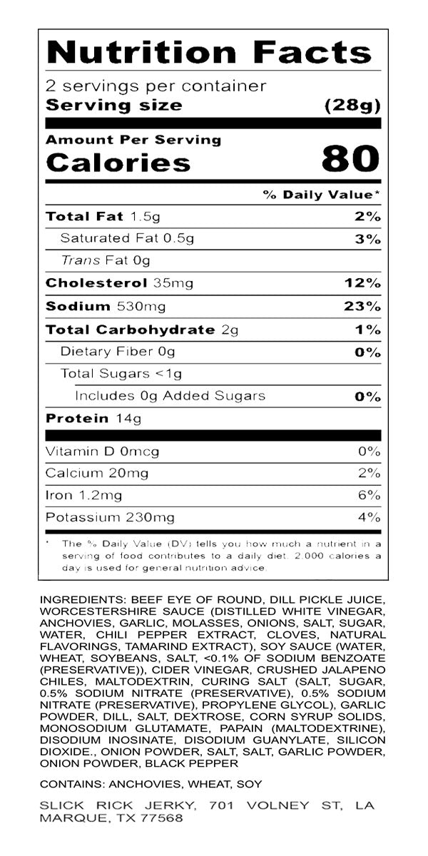 Jala-Pickle Beef Jerky