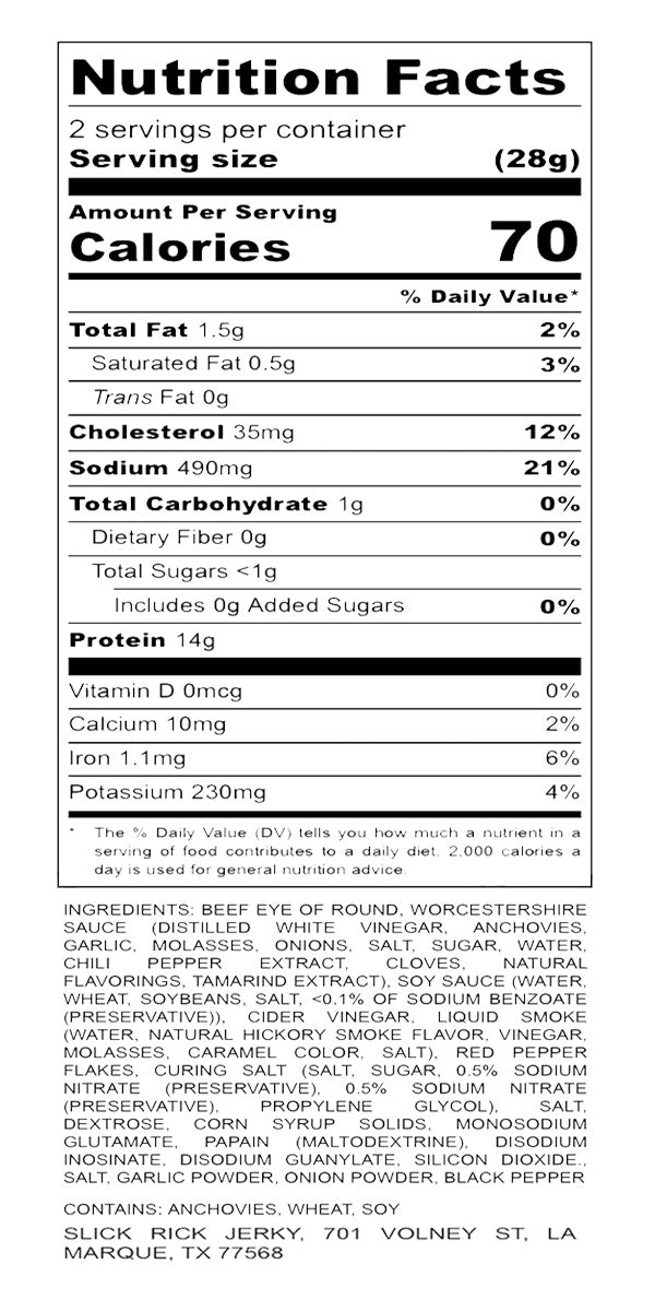 Texan Cajun Beef Jerky