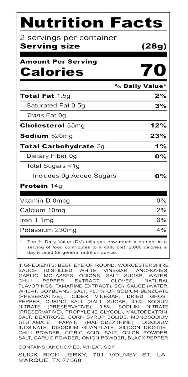 Red Heat Beef Jerky